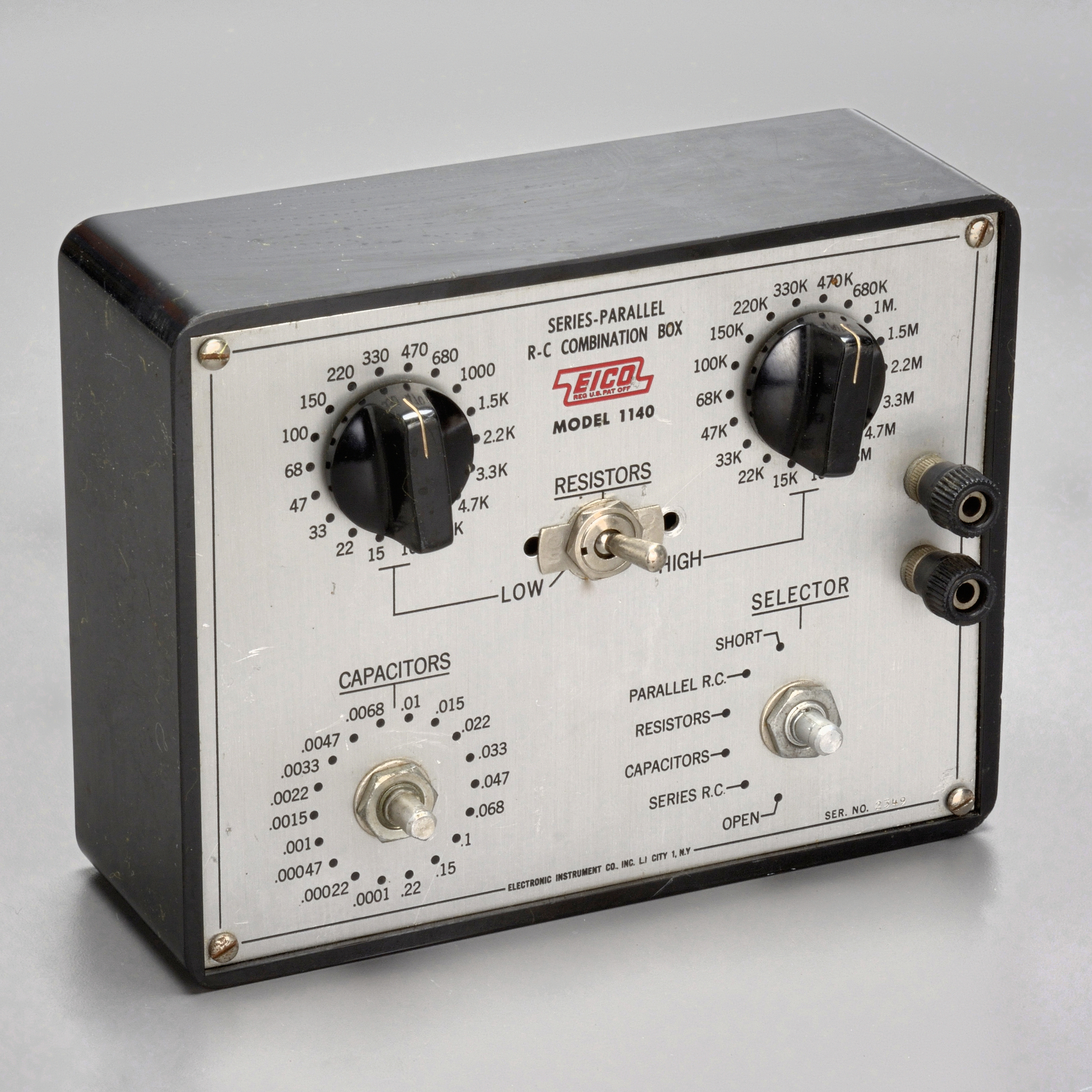 EICO Series-Parallel R-C Combination Box Model 1140