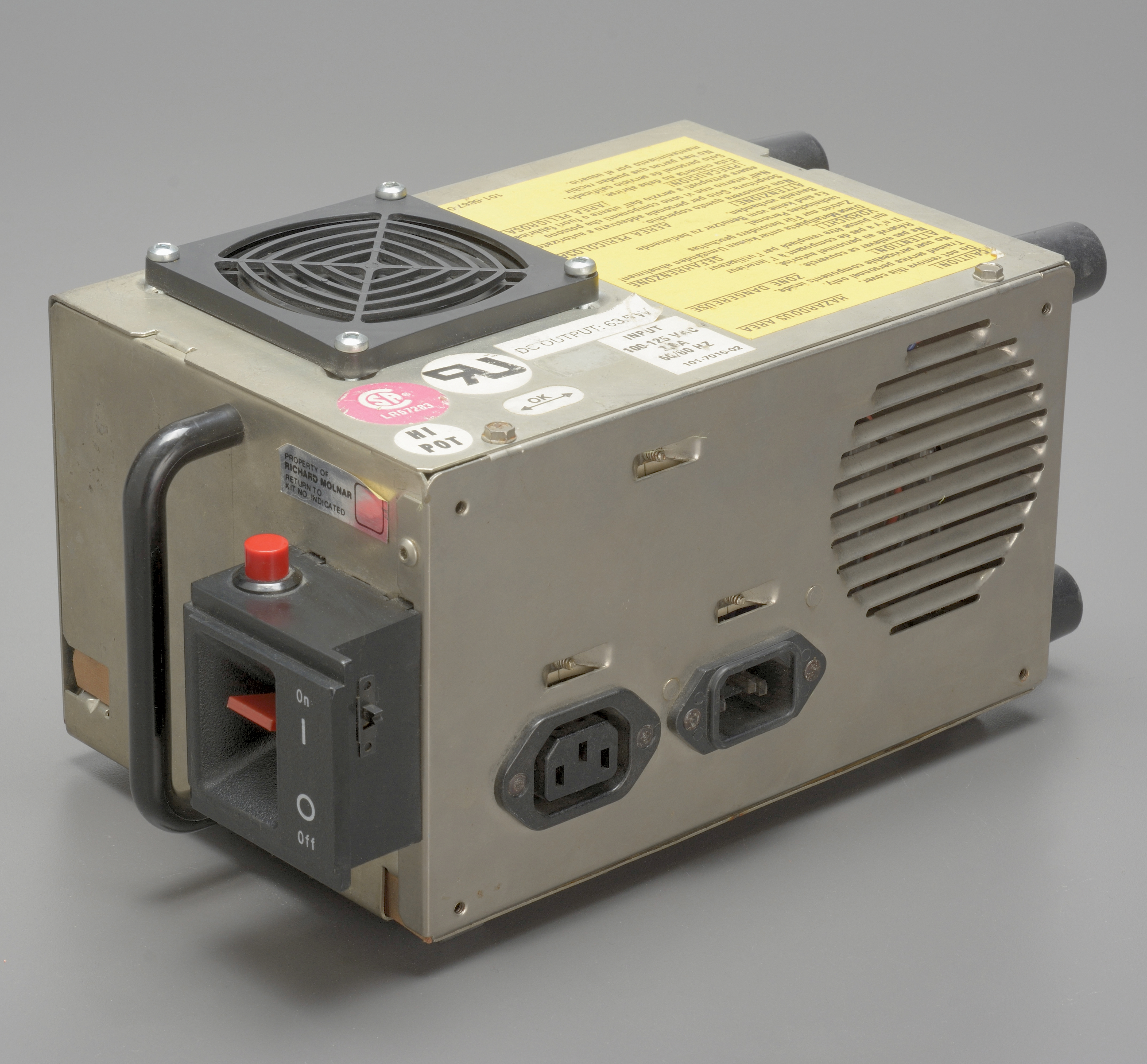 IBM Computer Power Supply (Custom Rigged for Bench-Top/Portable Use)