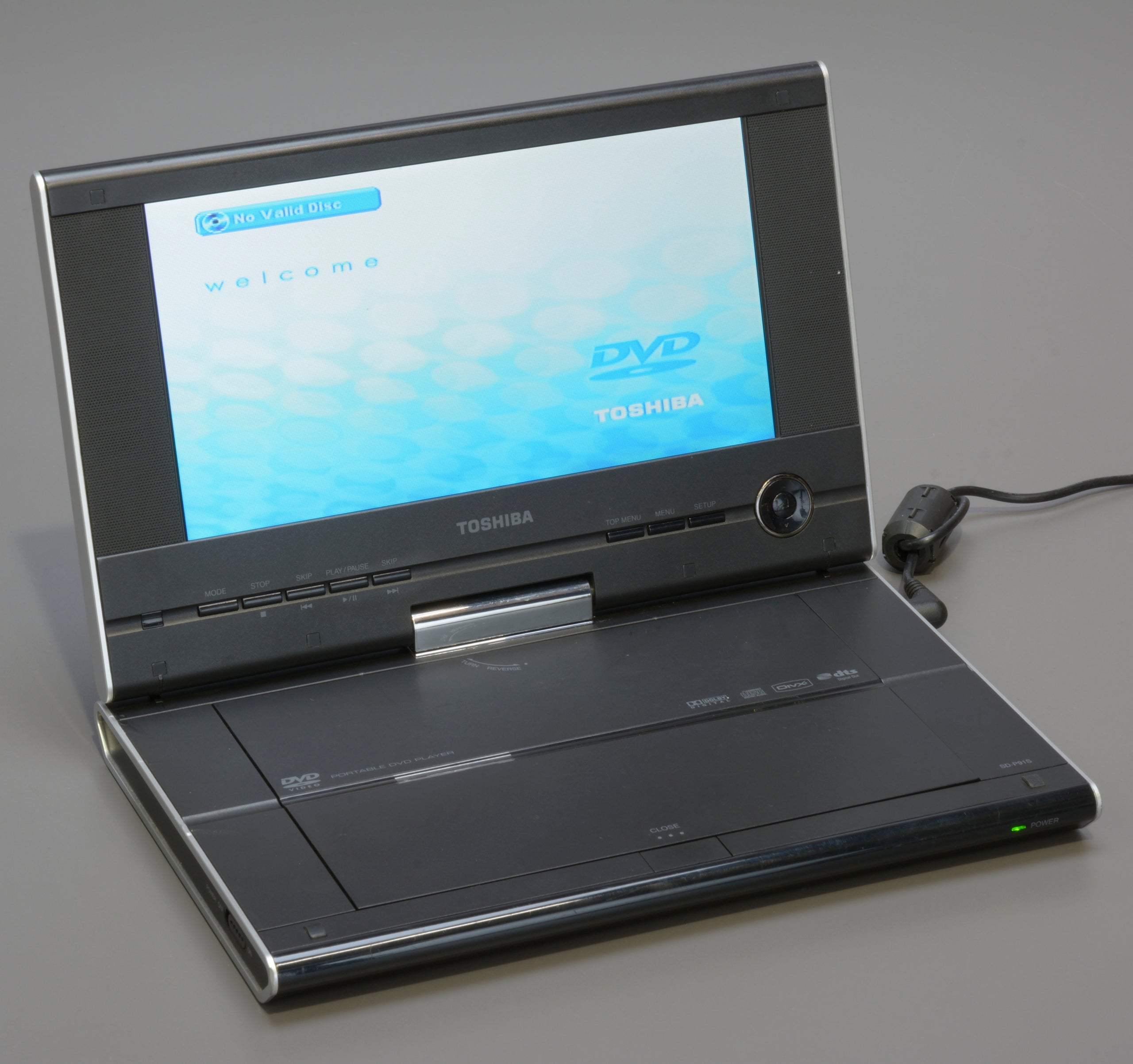TOSHIBA Portable DVD Player Model SD-P91SKN
