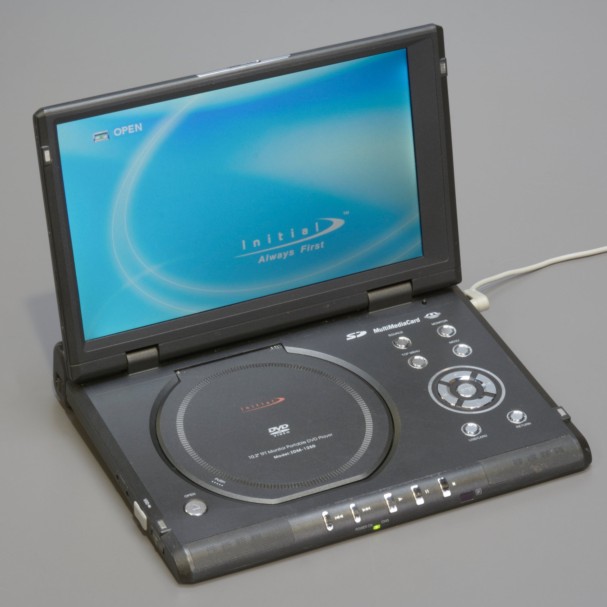 INITIAL Model IDM-1250 Portable DVD Player