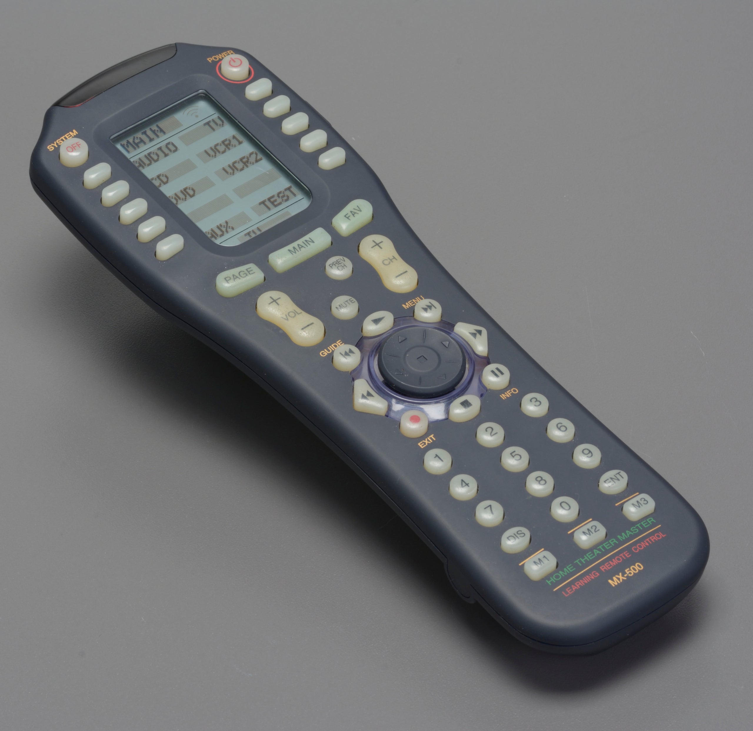 HOME THEATER MASTER LCD Screen Remote Control MX-500