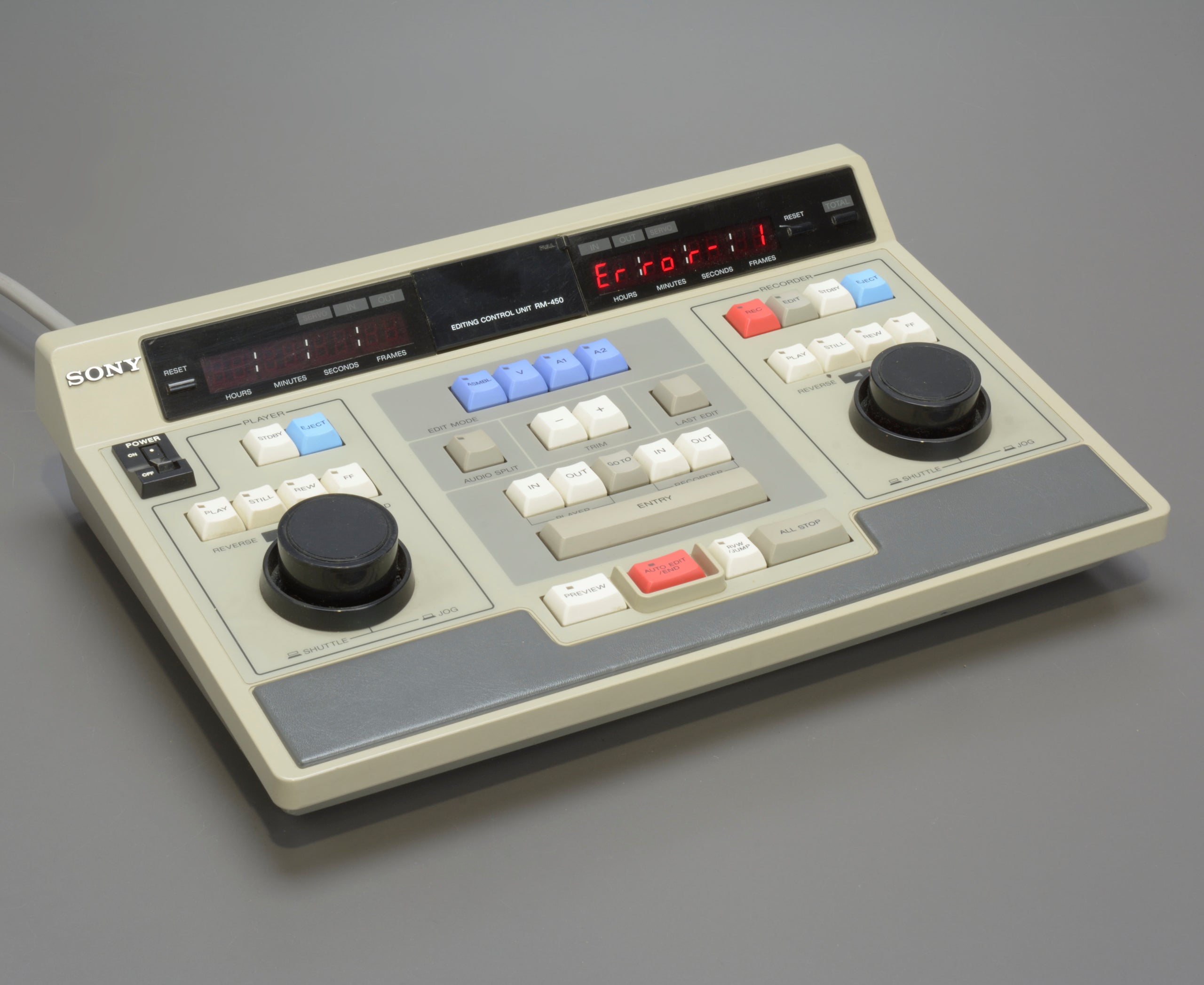 SONY Editing Control Unit RM-450