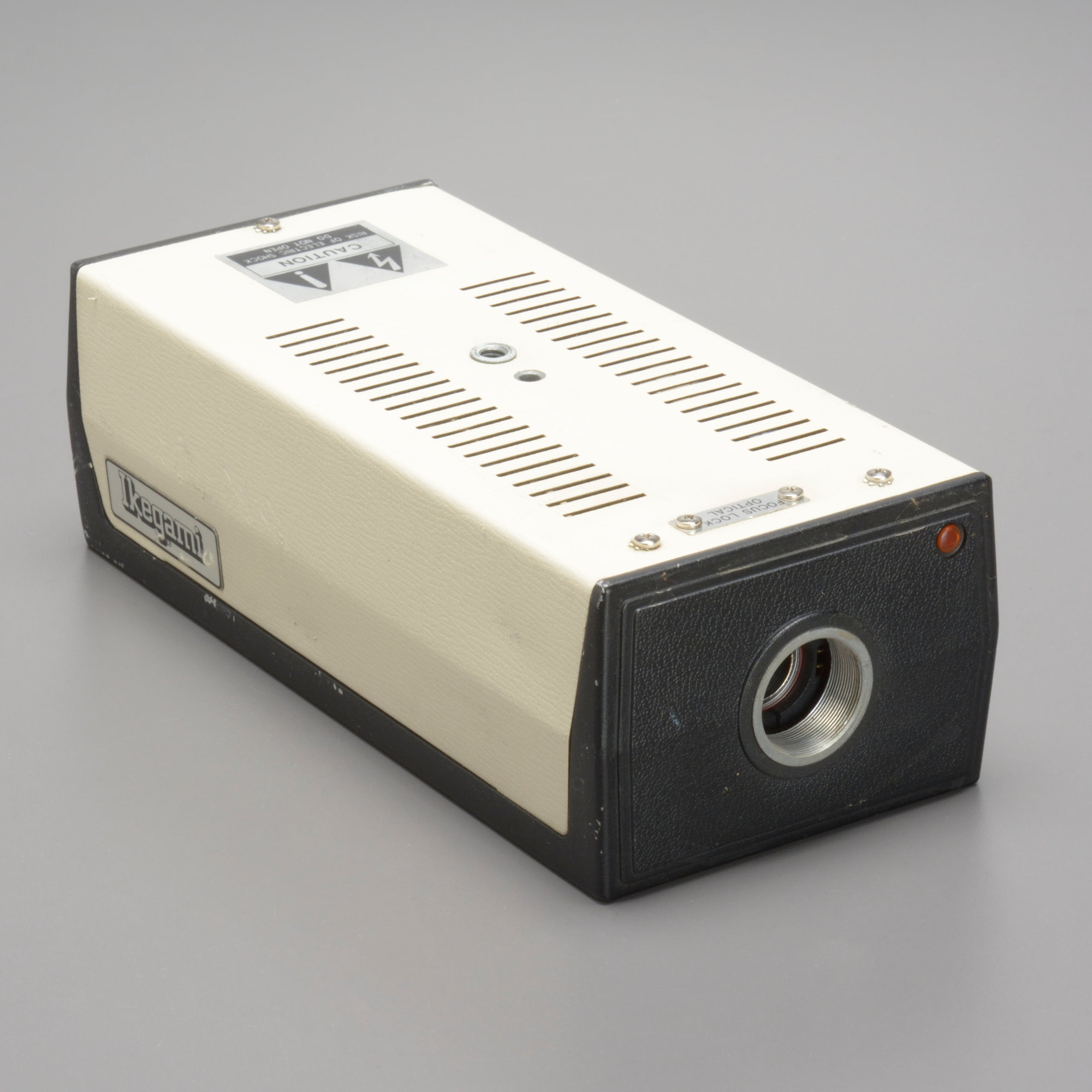 IKEGAMI Television Camera Model ITC-410 Type GT - Body Only (B&W, Analog, With Flashing LED)