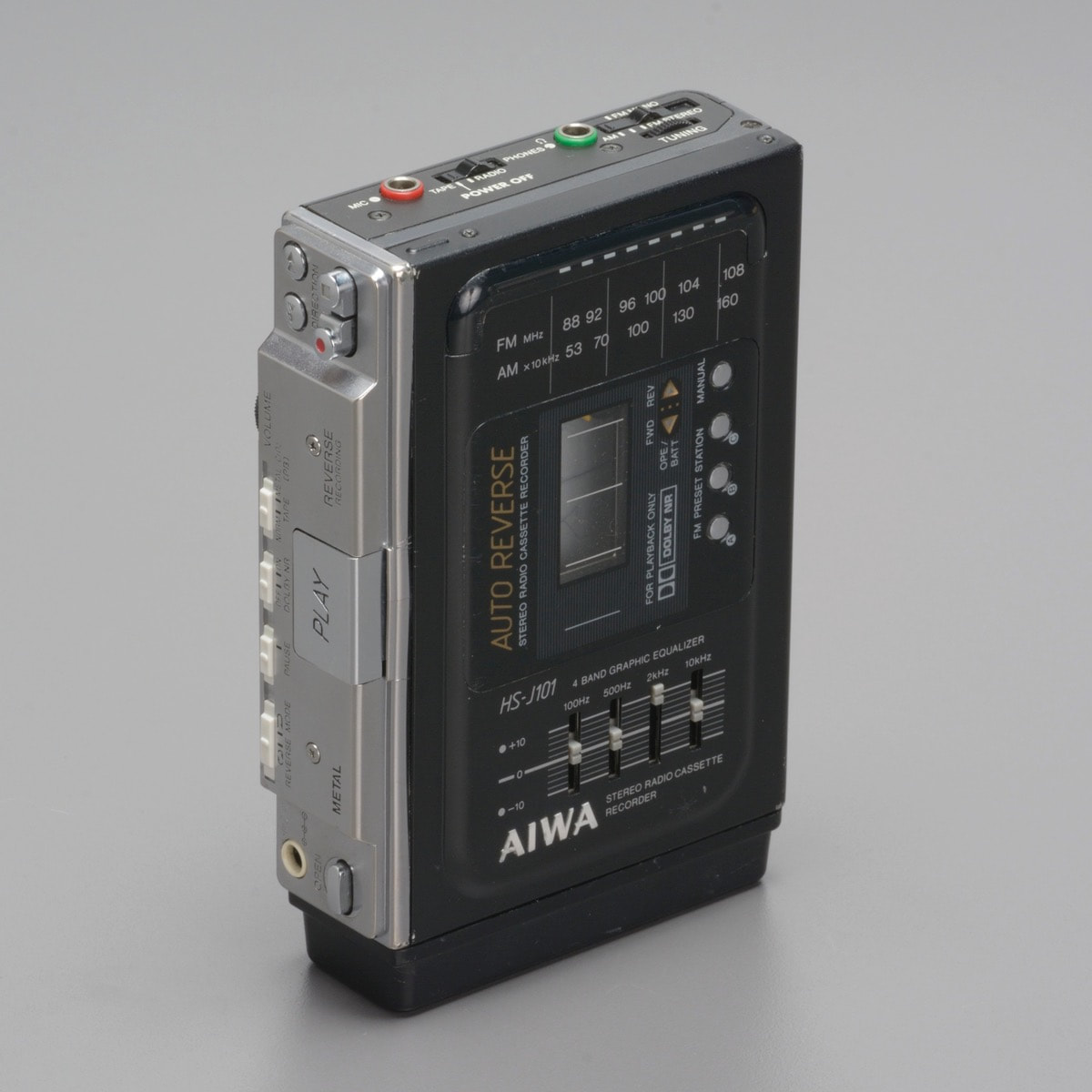 AIWA Model HS-J101 Stereo Radio AM/FM Cassette Recorder