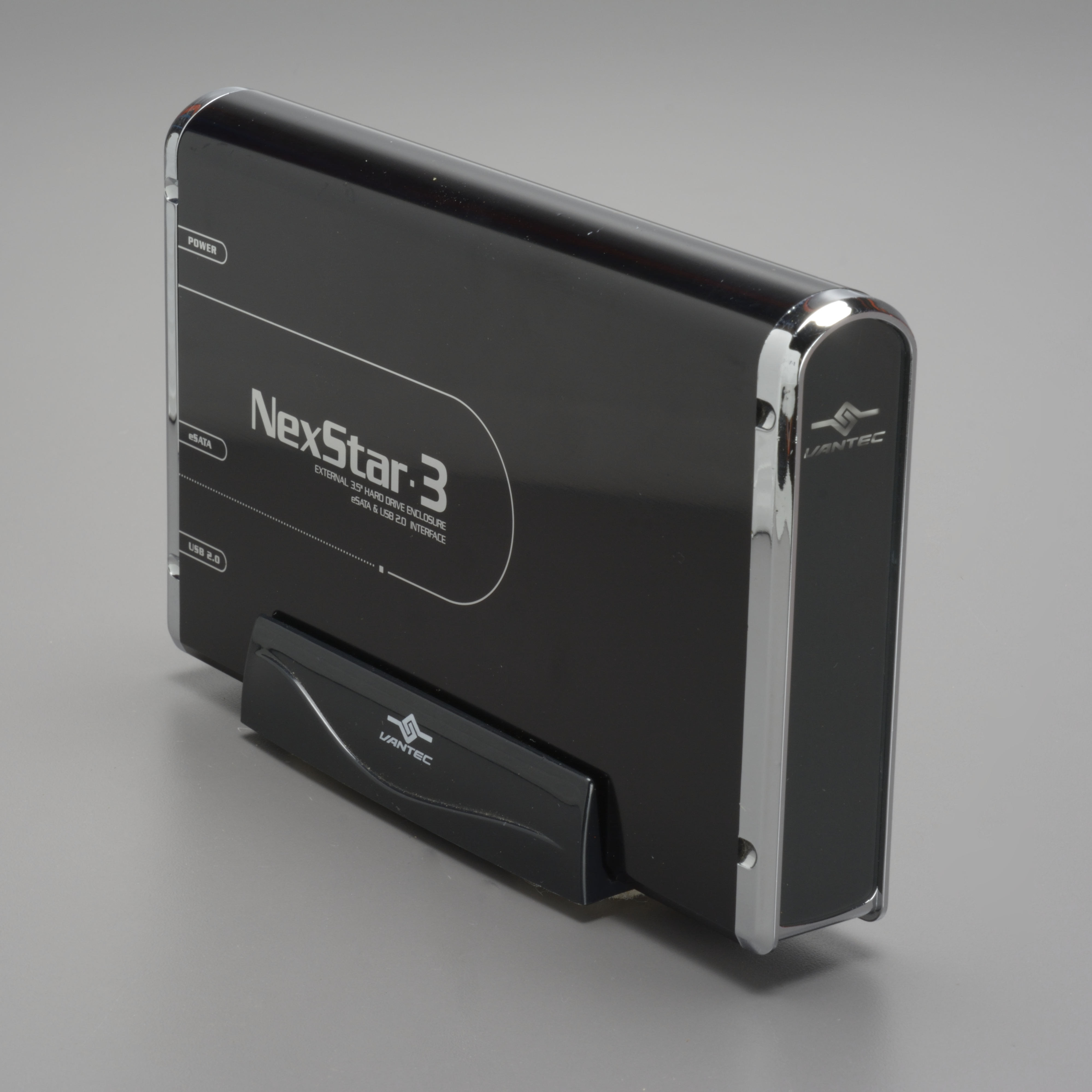VANTEC NexStar 3 NST-360SU-BK External Hard Drive Enclosure (eSATA/USB 2.0)